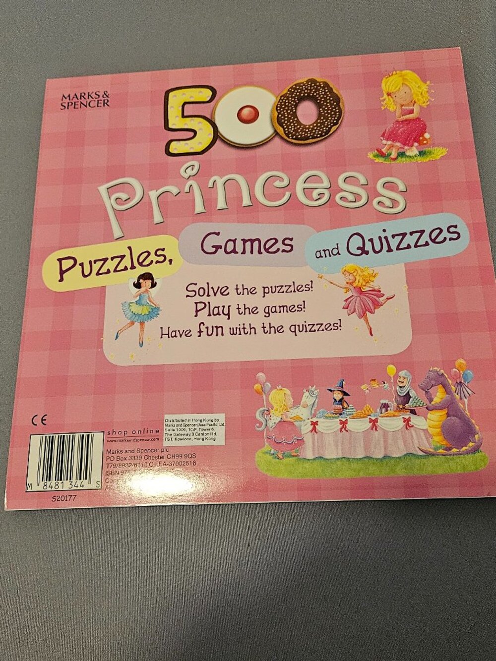 Mark & Spencer 500 Princess Puzzles, Games and Quizzes Book